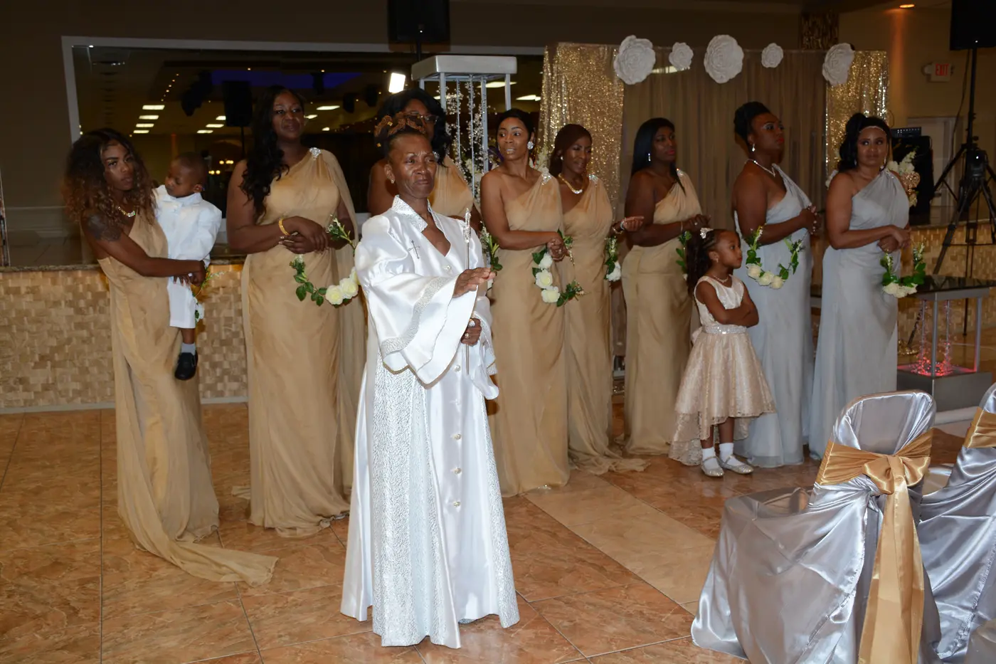 Wedding celebration portrait