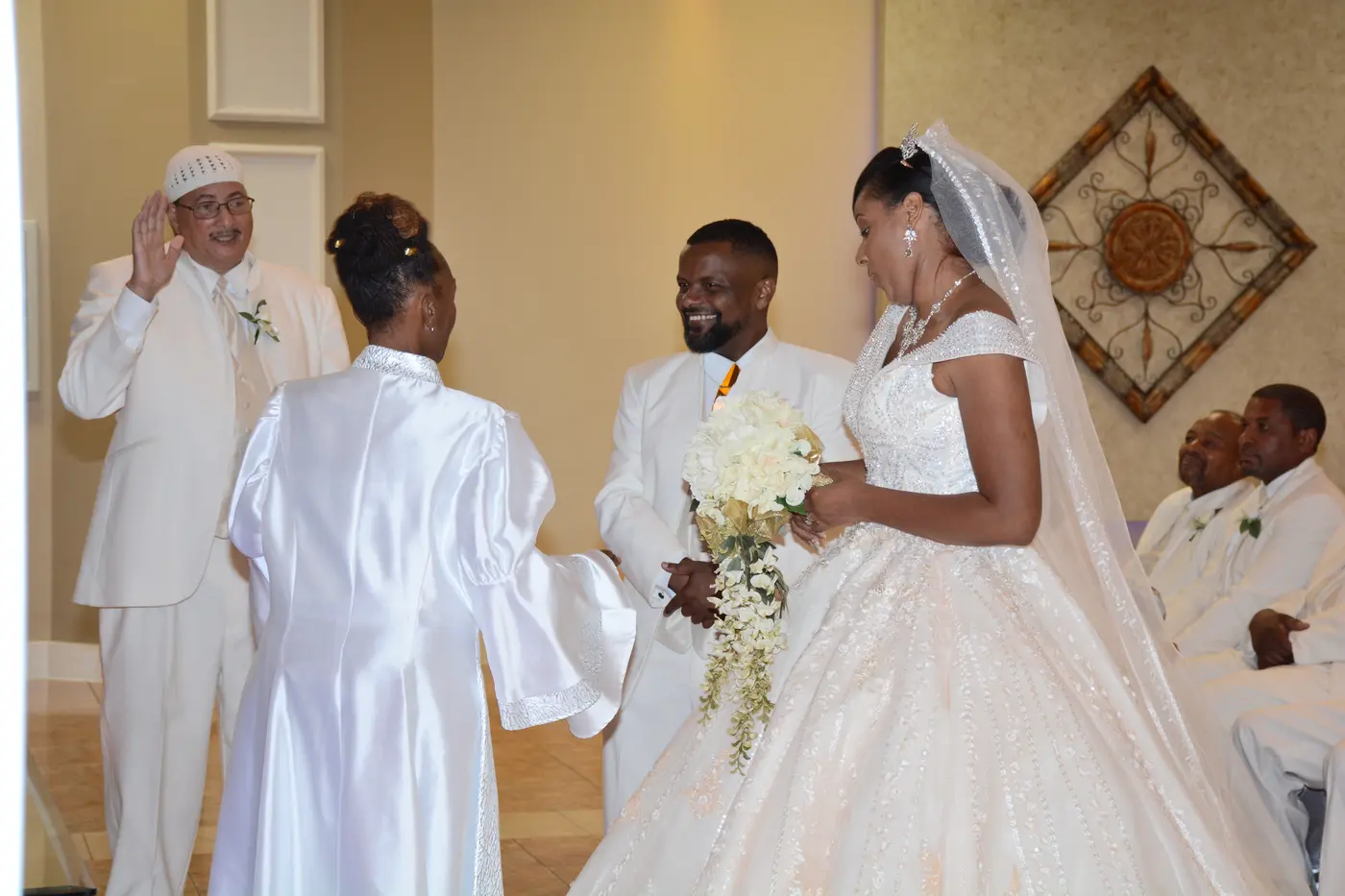 Wedding reception photograph
