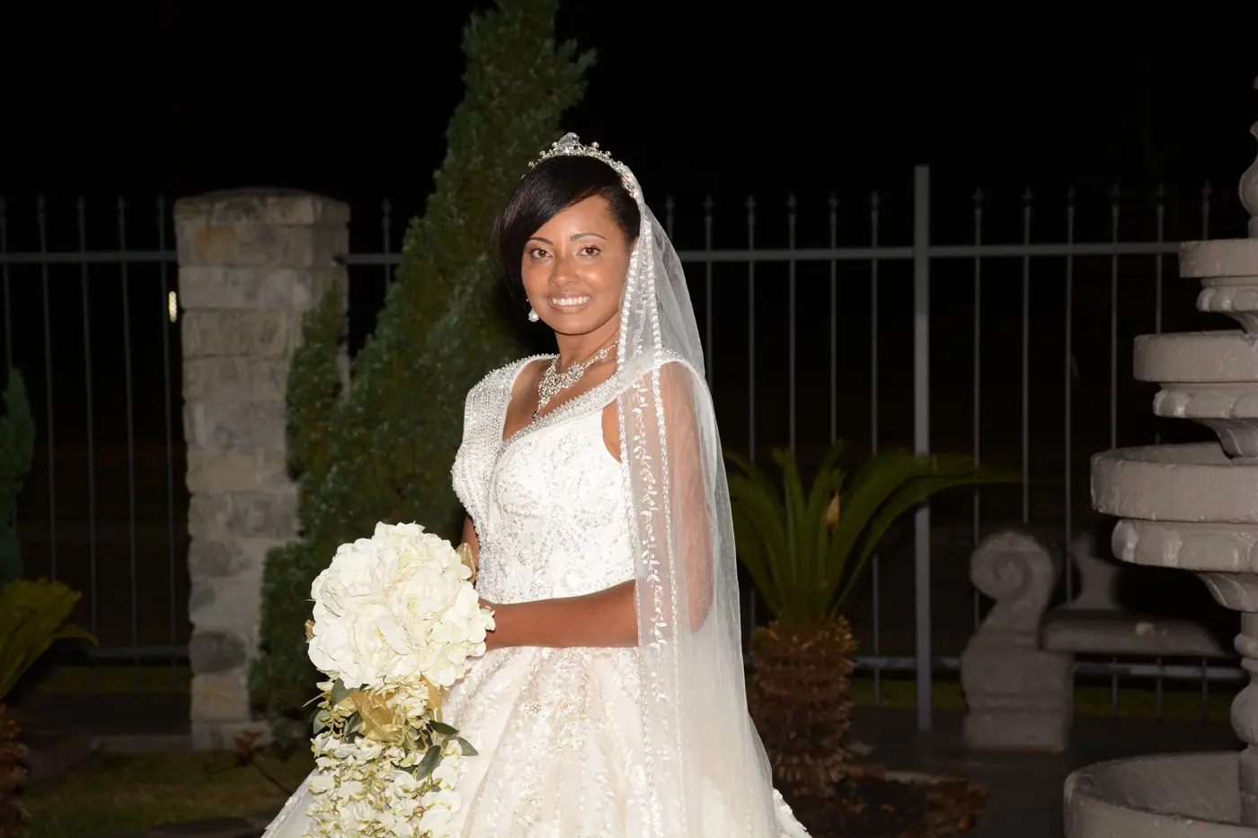 Hughes wedding portrait