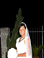 April Sanders, the bride